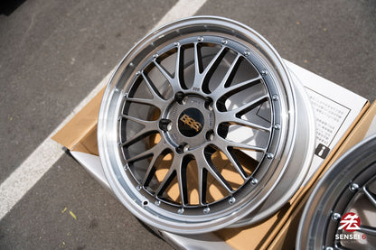 BBS LM / 19x8.5 +50, 19x11 +50 / 5x130 / Diamante Negro