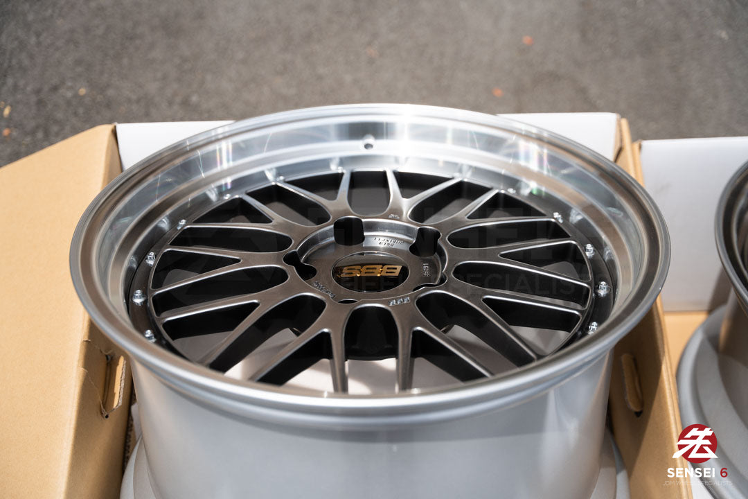 BBS LM / 19x8.5 +50, 19x11 +50 / 5x130 / Diamante Negro