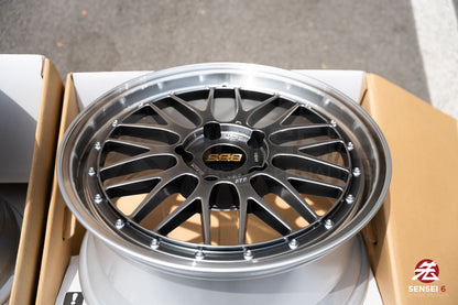 BBS LM / 19x8.5 +50, 19x11 +50 / 5x130 / Diamante Negro