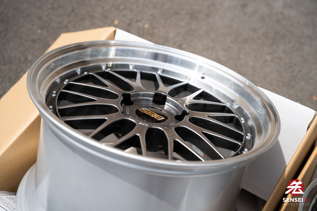 BBS LM / 19x8.5 +50, 19x11 +50 / 5x130 / Diamante Negro