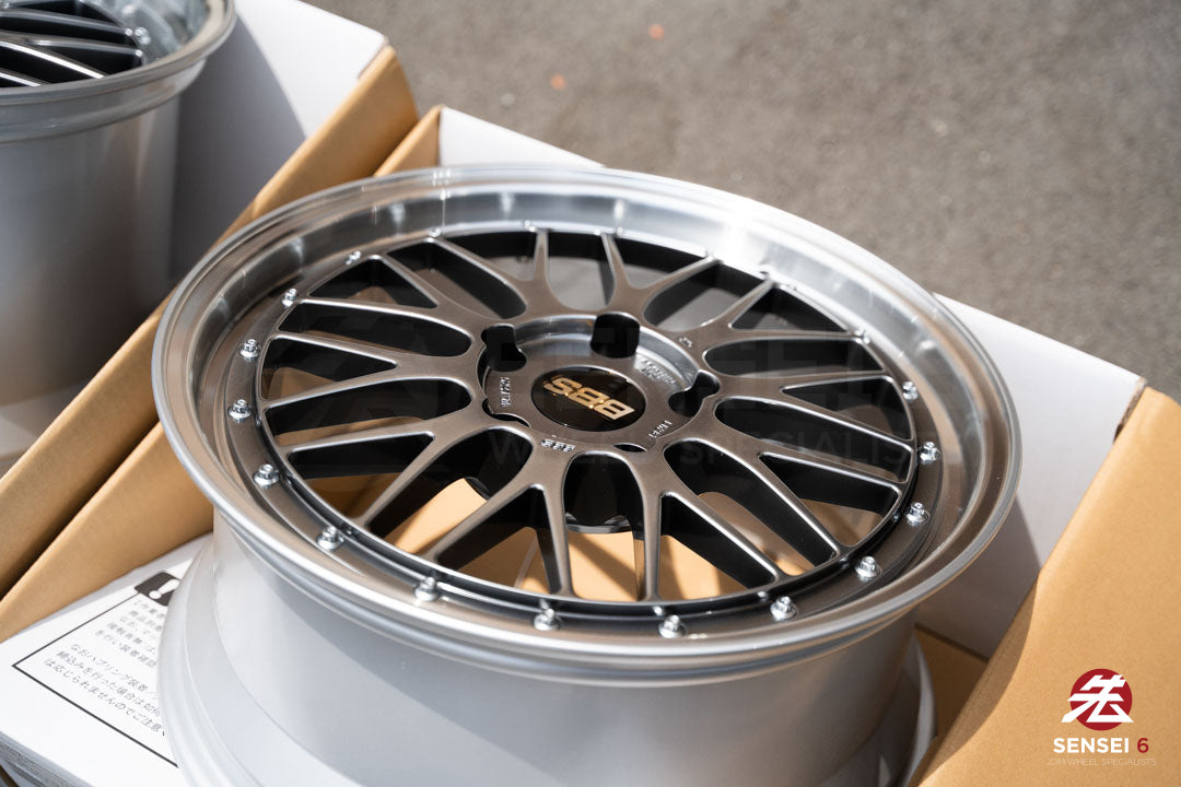BBS LM / 19x8.5 +50, 19x11 +50 / 5x130 / Diamante Negro
