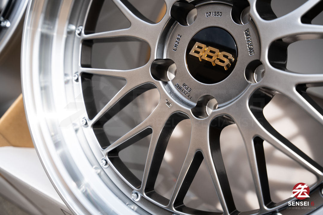 BBS LM / 19x8.5 +50, 19x11 +50 / 5x130 / Diamante Negro
