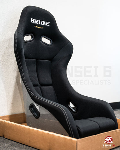 Bride Zeta IV Classic: Black / Silver FRP Shell