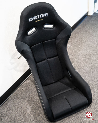 Bride Zeta IV Classic: Black / Silver FRP Shell