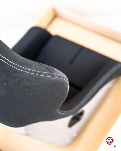 Bride Zeta IV Classic: Black / Silver FRP Shell