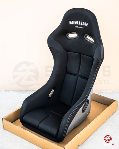 Bride Zeta IV Classic: Black / Silver FRP Shell