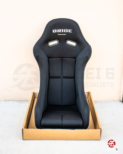 Bride Zeta IV Classic: Black / Silver FRP Shell