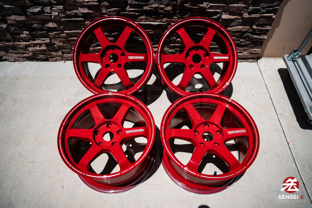 19" Volk TE37 Ultra (Used Wheels) / 5x130 / 19x8.5 +52, 19x10 +40 / Red