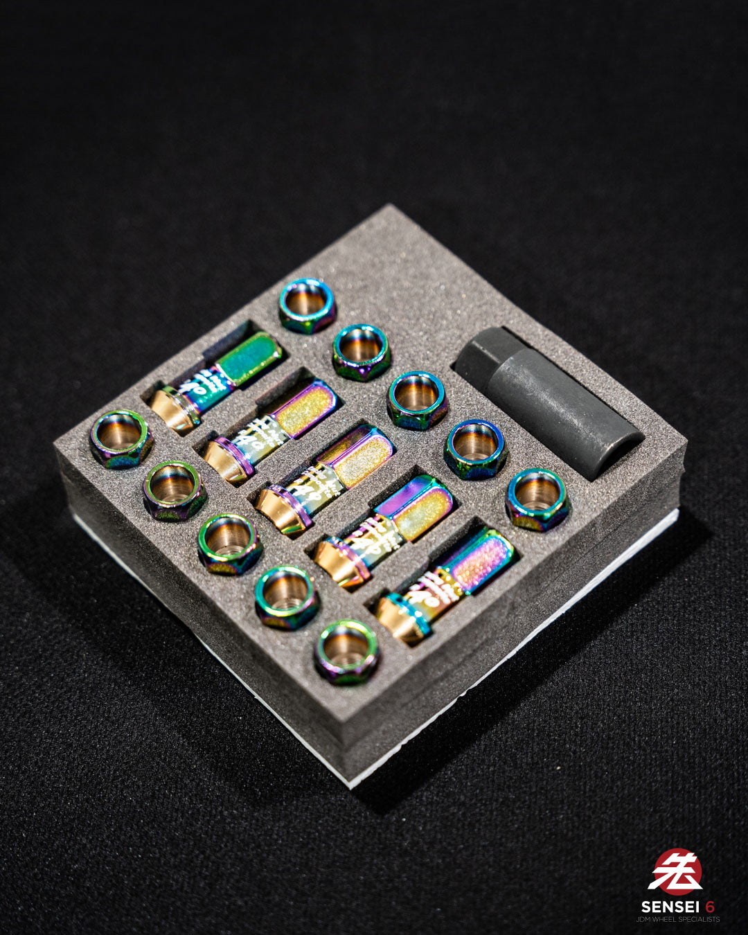 [IN STOCK] Project Kics R40 Lug Nut Set (20pcs) / M12x1.50 / Neo Chrome