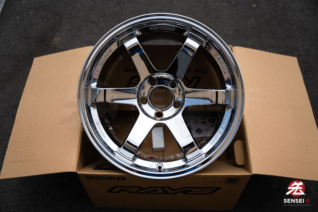 Volk TE37SL / 18x10.5 +20 / 5x120 / Chrome