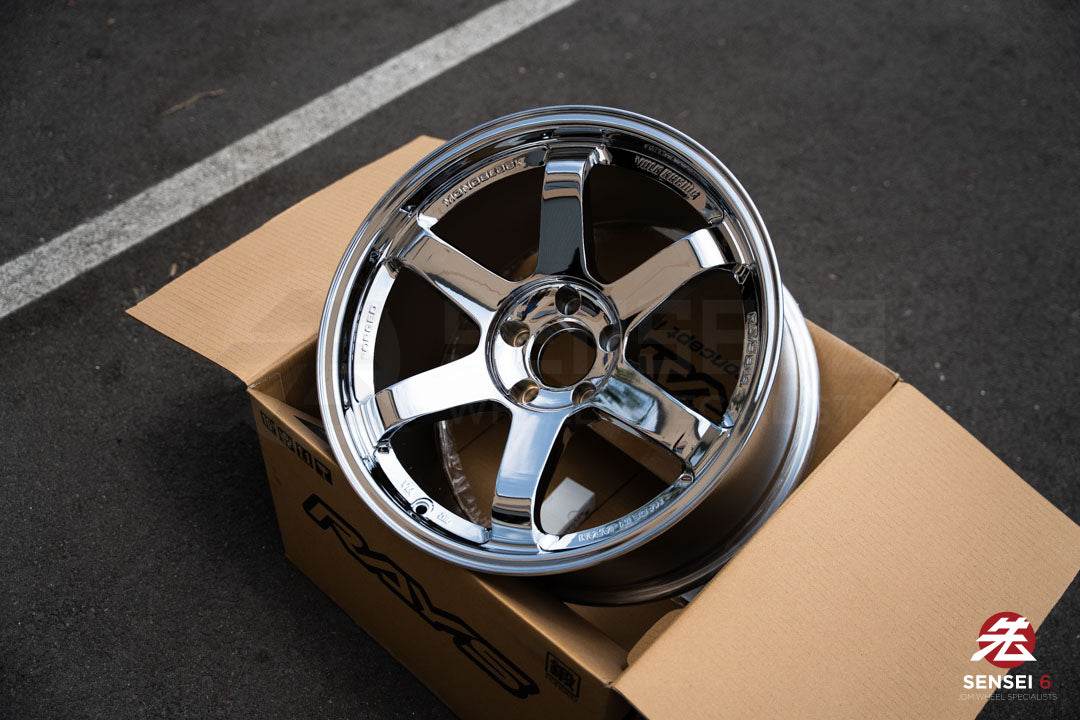 Volk TE37SL / 18x10.5 +20 / 5x120 / Chrome