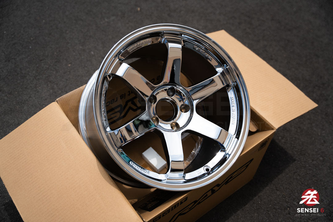 Volk TE37SL / 18x10.5 +20 / 5x120 / Chrome