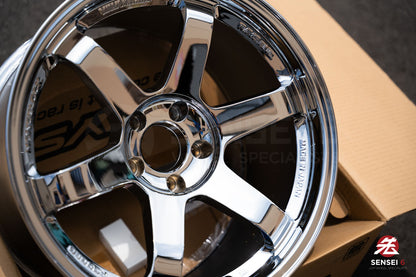 Volk TE37SL / 18x10.5 +20 / 5x120 / Chrome