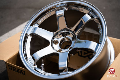 Volk TE37SL / 18x10.5 +20 / 5x120 / Chrome