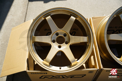 Volk TE37SL / 19x9.5 +22、19x10.5 +35 / 5x112 / ダイヤモンドシルバー