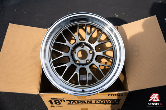 Volk 21A / 18x9.5 +20 / 5x114.3 / ダークガンメタルリム DC 