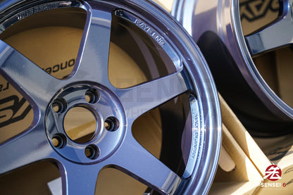 Volk TE37SL / 19x9.5 +22, 19x10.5 +35 / 5x112 / Azul Magnético 