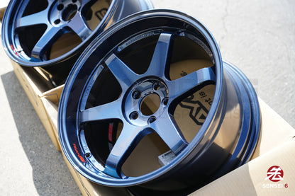 Volk TE37SL / 19x9.5 +22, 19x10.5 +35 / 5x112 / Azul Magnético 