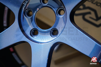 Volk TE37SL / 19x9.5 +22, 19x10.5 +35 / 5x112 / Azul Magnético 