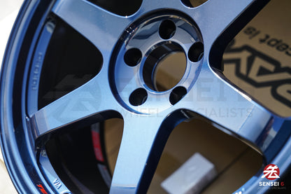 Volk TE37SL / 19x9.5 +22, 19x10.5 +35 / 5x112 / Azul Magnético 