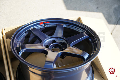 Volk TE37SL / 19x9.5 +22, 19x10.5 +35 / 5x112 / Azul Magnético 