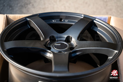 SSR GTV01 / 18x9.5 +22 / 5x114.3 / Negro mate
