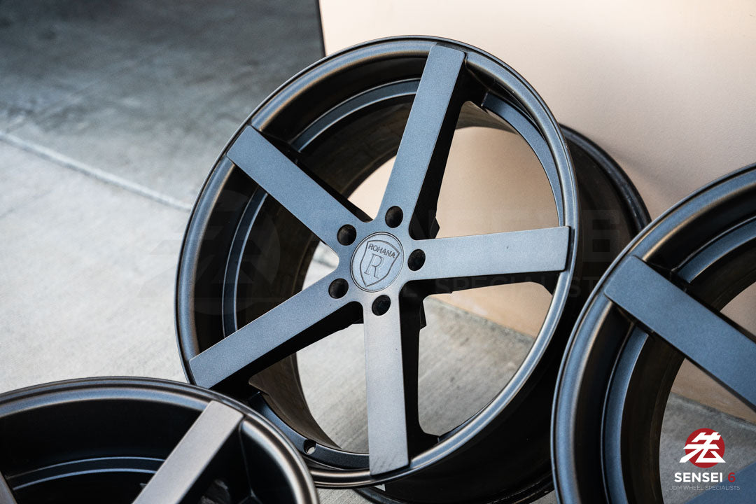 20" Rohana RC22 (Used Wheels) / 5x114.3 / 20x9 +25, 20x11 +28/ Satin Black