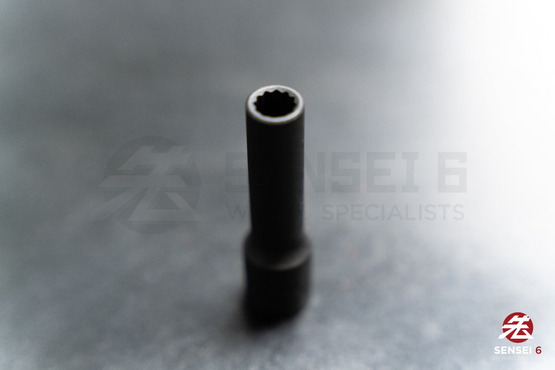 Dado de impacto hembra de 8 mm y 12 puntos