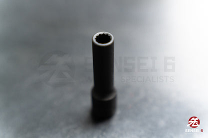 Dado de impacto hembra de 8 mm y 12 puntos