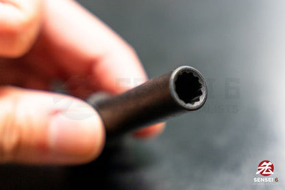 Dado de impacto hembra de 8 mm y 12 puntos