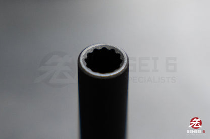 Dado de impacto hembra de 8 mm y 12 puntos