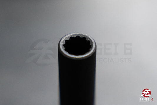 Dado de impacto hembra de 8 mm y 12 puntos