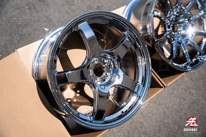 AME Tracer GTV / 18x9.5 +38 / 5x100 / Chrome