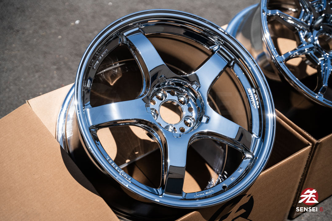 AME Tracer GTV / 18x9.5 +38 / 5x100 / Chrome
