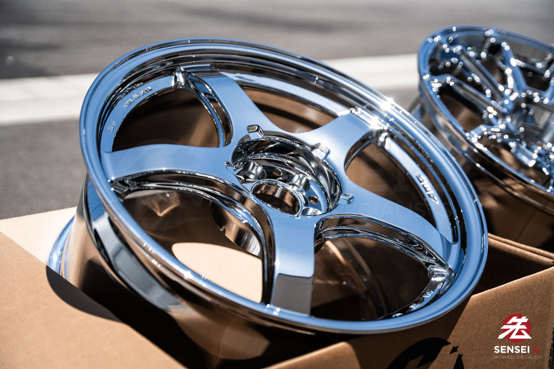 AME Tracer GTV / 18x9.5 +38 / 5x100 / Chrome
