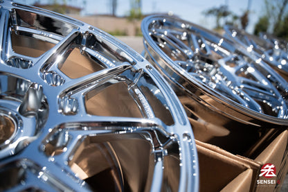 AME Galerna Refino / 18x9,5 +22 / 5x114,3 / Cromo