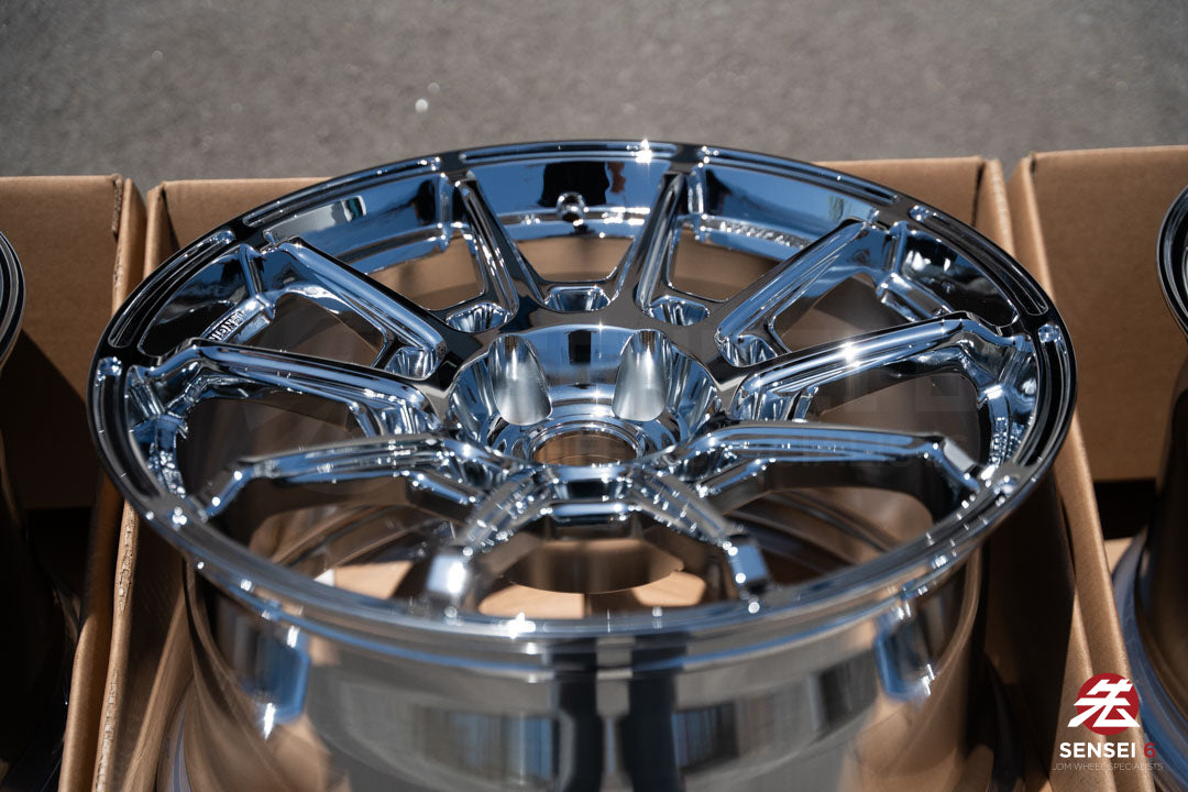 AME Galerna Refino / 18x9,5 +22 / 5x114,3 / Cromo