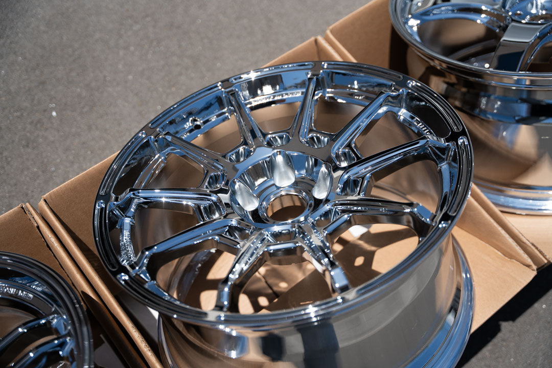 AME Galerna Refino / 18x9,5 +22 / 5x114,3 / Cromo
