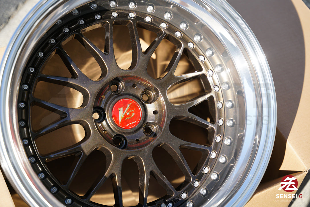 18" Work VS-XX [Step Lip] (Used Wheels Built to Order)