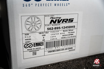 Enkei NVR5 / 18x9.5 +45 / 5x120 / Sonic Silver (SS)