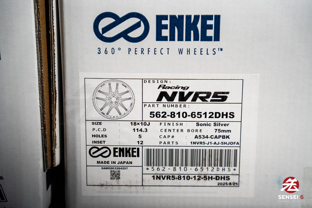 Enkei NVR5 / 18x10 +12 / 5x114.3 / Sonic Silver (SS)