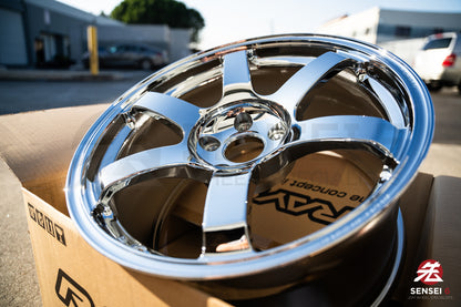 Volk TE37 サガ SL / 18x10 +40 / 5x114.3 / クローム