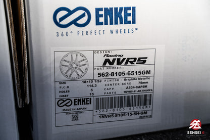 Enkei NVR5 / 18x10.5 +15 / 5x114.3 / Graphite Metallic (GM)
