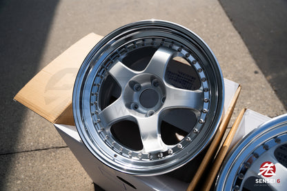 Work Meister S1 3P / 18x9.5 +24 / 5x114.3 / Acabado pulido