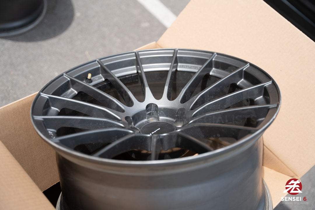 19" Enkei RS05RR (Used Wheels) / 5x114.3 / 19x10.5 +15 / Matte Gunmetal