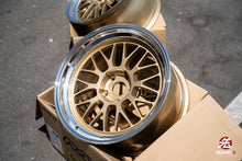 Load image into Gallery viewer, Volk 21A / 18x10.5 +22 / 5x120 / Gold Rim DC (GO)
