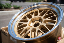 Load image into Gallery viewer, Volk 21A / 18x10.5 +22 / 5x120 / Gold Rim DC (GO)
