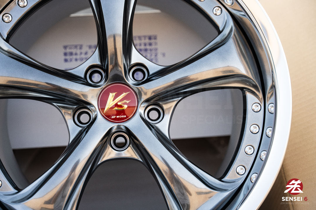 Work VSKF♯ / 18x9.5 +34, 18x9.5 +40 / 5x114.3 / Brilliant Silver Black (BSB)