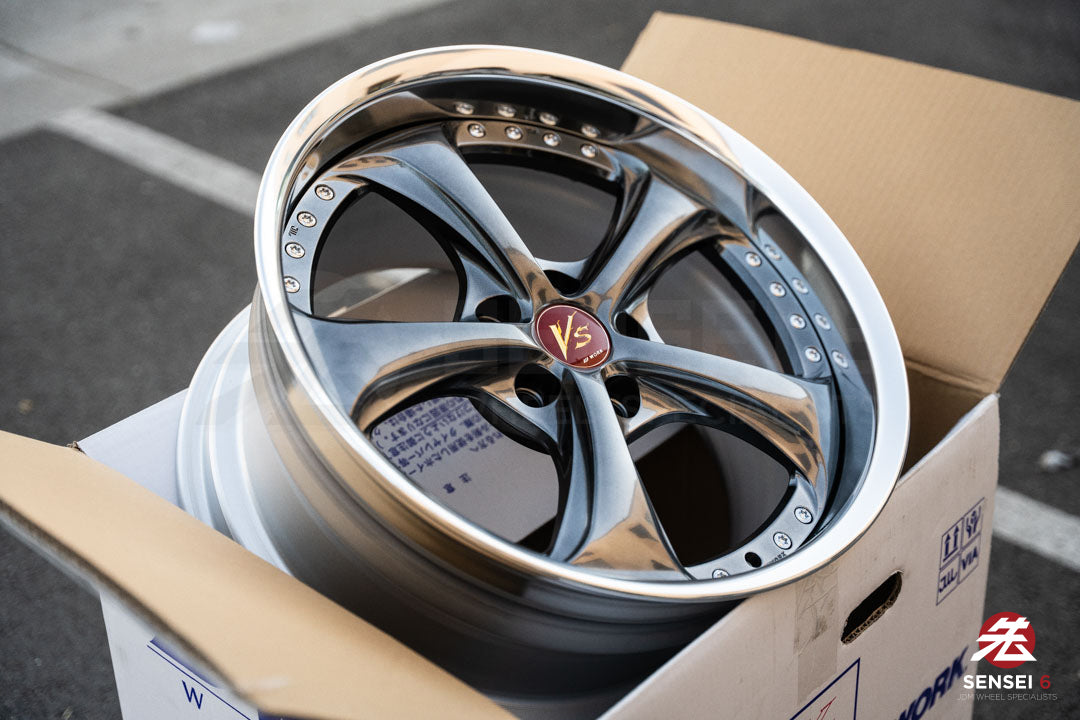 Work VSKF♯ / 18x9.5 +34, 18x9.5 +40 / 5x114.3 / Brilliant Silver Black (BSB)