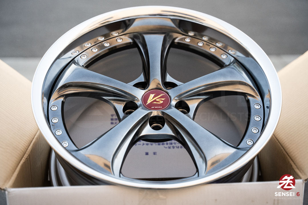 Work VSKF♯ / 18x9.5 +34, 18x9.5 +40 / 5x114.3 / Brilliant Silver Black (BSB)